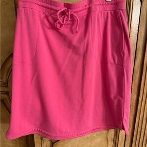 Talbots Vibrant Pink A-Line Skirt